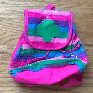 Girls Scout mini backpack